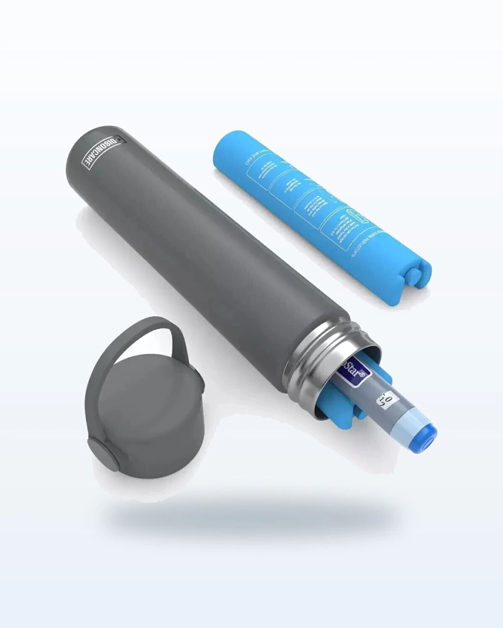 DISONCARE Serie Diaria — estuche térmico para 1 lapicera de insulina