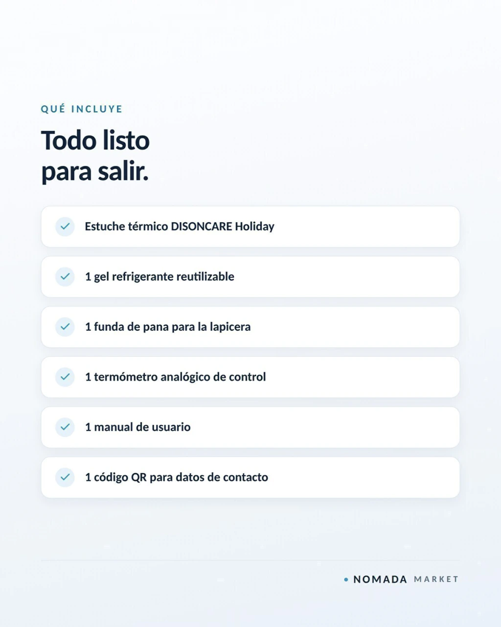 Contenido de la caja de la Serie Diaria