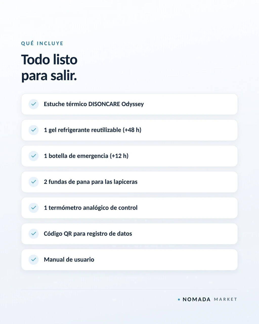 Contenido de la caja de la Serie Odisea